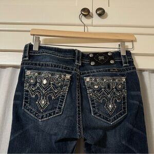 Miss Me Dark Indigo Flare Jeans